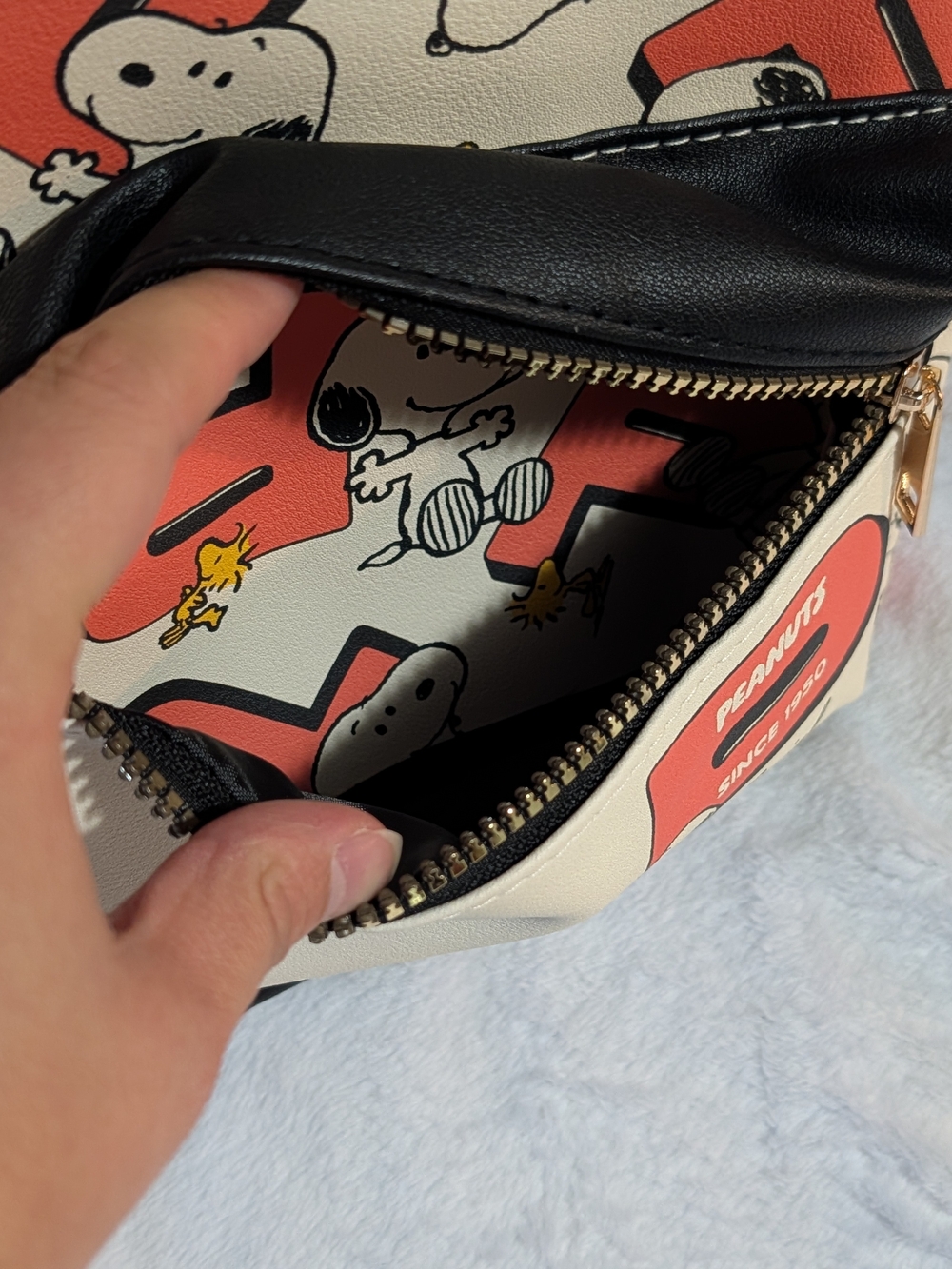 Peanuts Snoopy & Woodstock "Since 1950 Social Club" Mini Backpack - Picture 6 of 7